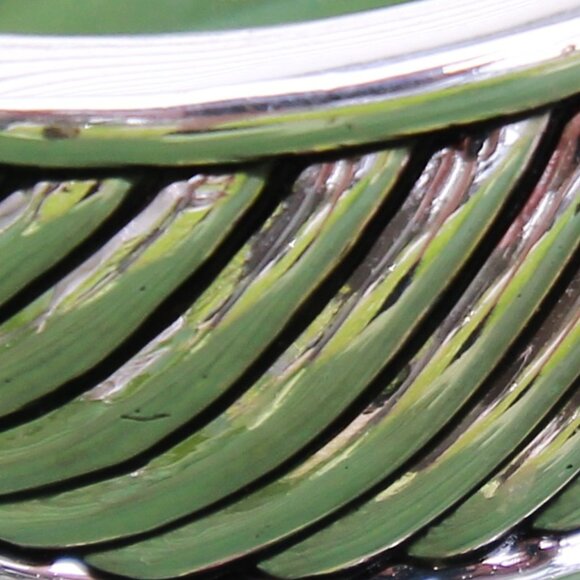 Vintage Premier Designs Silver Tone and Black Cuff Bracelet - Picture 7 of 10